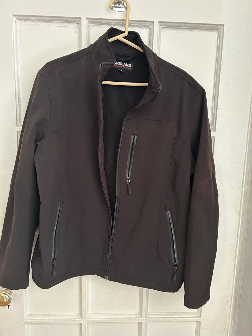 Kirkland Signature Men's Dark Brown Softshell Jacket